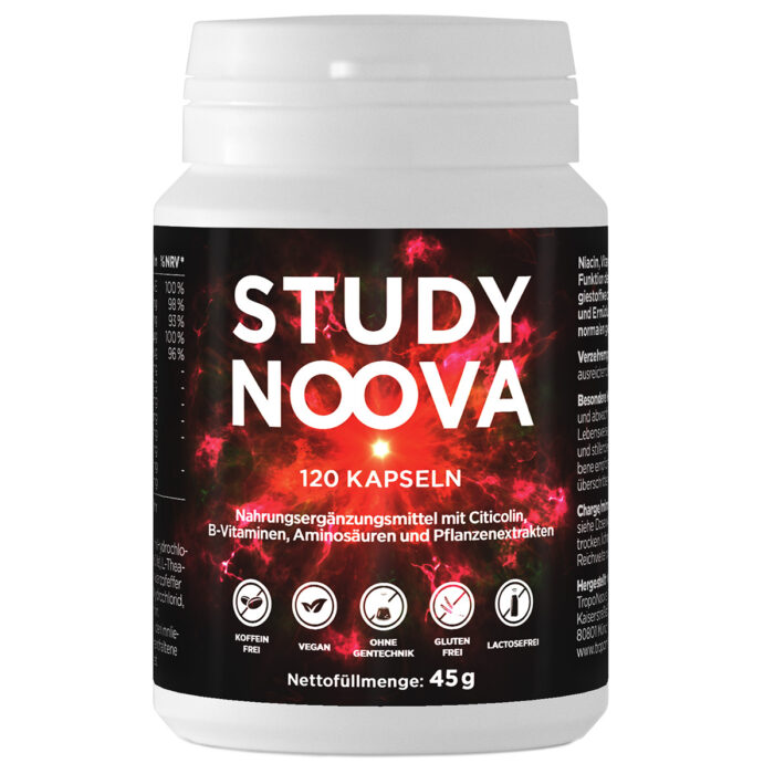 STUDY NOOVA Brain Booster Konzentration Tablette Nootropics