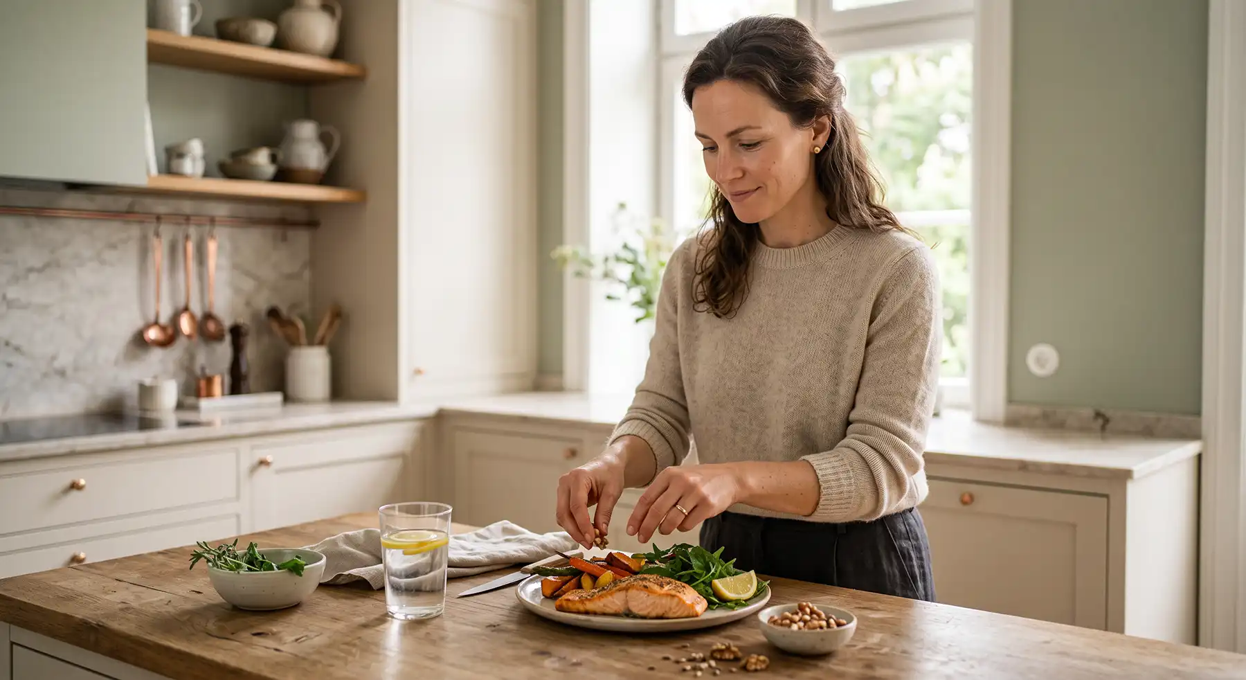 Gesunde Ernährung mit Omega-3 als Teil der Versorgung in der Schwangerschaft